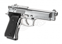 HFC M9 Federdruck Softairpistole 6mm BB's silber mit 0,5Joule