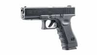 Glock 17 CO2 Luftpistole 4,5mm (.177) Diabolo & Stahl BB schwarz mit Blowback