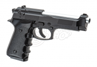 HFC M9IA Federdruck Softairpistole 6mm BB's schwarz/silber mit 0,5Joule